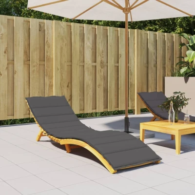Afbeelding van vidaXL Ligbedkussen 200x70x3 cm oxford stof antracietkleurig