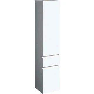 Afbeelding van Geberit renova plan hoge kast 2 deuren 1 lade 39x36x180cm wit gelakt hoogglanzend 501923011 501 923 01