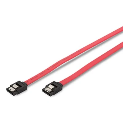 Afbeelding van Digitus HDD Aansluitkabel [1x SATA bus 7 polig 1x polig] 0.30 m Rood