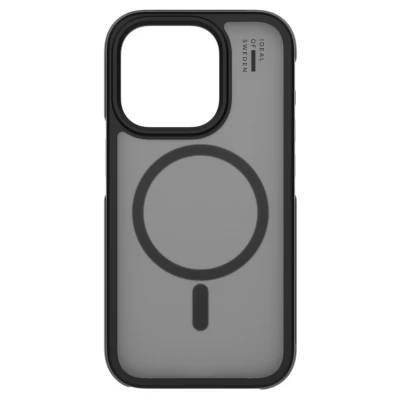 Afbeelding van Apple iPhone 15 Pro MagSafe Hoesje Gerecycled kunststof iDeal of Sweden Hardcase/Backcover Zwart Telefoonhoesje Shockproof/Valbescherming