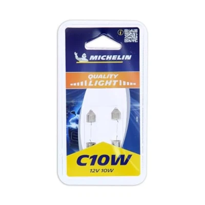 Afbeelding van Michelin 8787 Lampada Auto, 2 C10W, 12 V