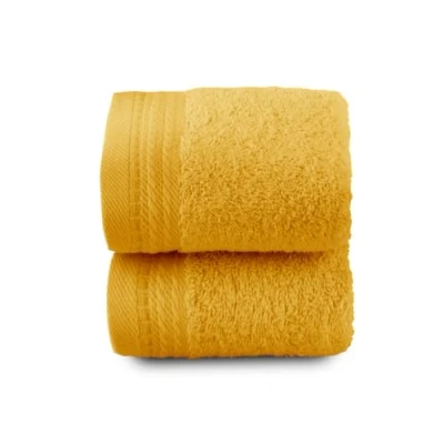Afbeelding van Top Towel Premium grote badhanddoeken 2 gezichts of bidendoekjes, 30 x 50 cm, 100% katoen, 600 g, goud