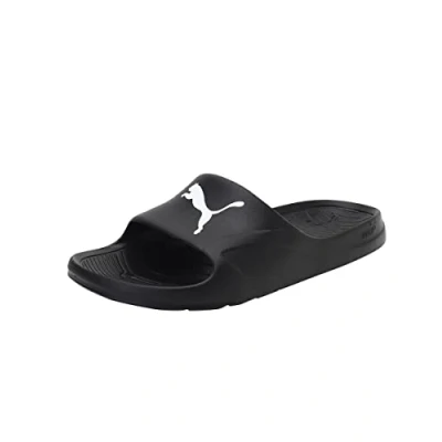 Afbeelding van PUMA Unisex Divecat badschoenen, zwart wit, 48.5 EU