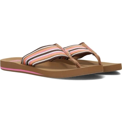 Afbeelding van Reef Spring Teensandalen, Dames, Maat: 37.5, Smoothie stripe Polyester