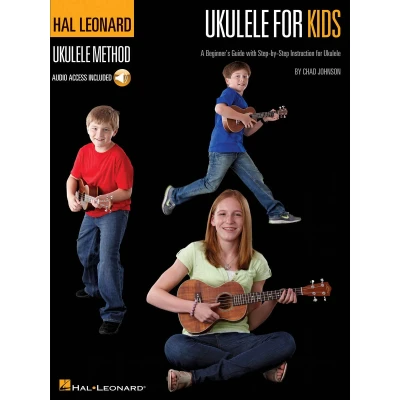 Afbeelding van The hal leonard Ukulele method: for kids +enregistrements online: A Beginner&#039;s Guide with Step by Instruction