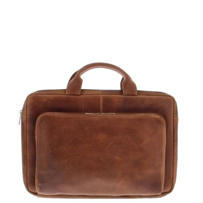 Afbeelding van Plevier Urban Esplanade Laptop Sleeve 15.6&quot; cognac Laptoptas Laptopsleeve