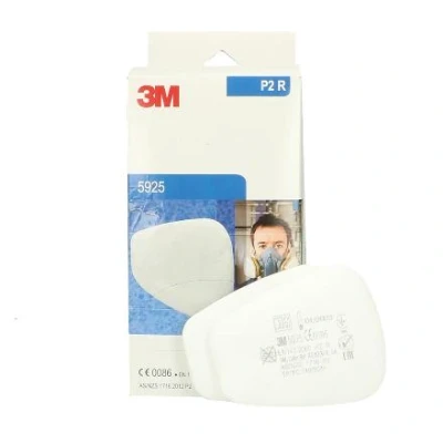Afbeelding van 3M Stoffilter 5925 P2, p/2, 3M, Wit Geschikt voor Veehouderij