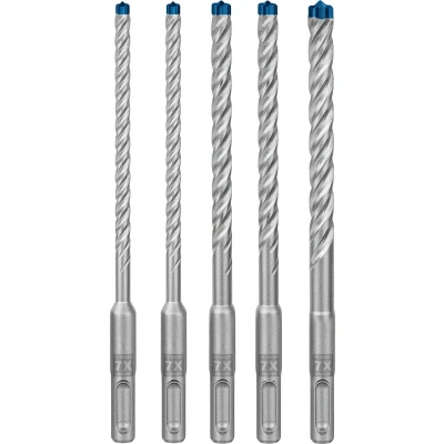 Afbeelding van Bosch 5 delige Hamerborenset Robust Line SDS Plus 7X, 6/6/8/8/10 mm
