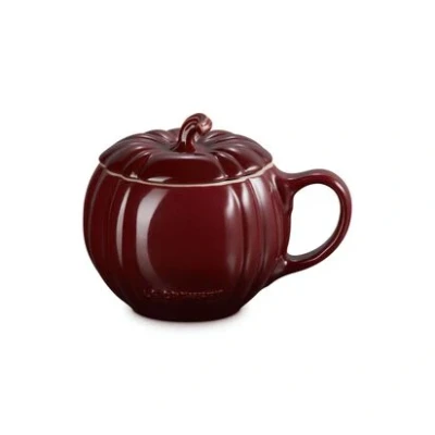 Afbeelding van Le Creuset Pompoen Mok Met Deksel Garnet 400 ml