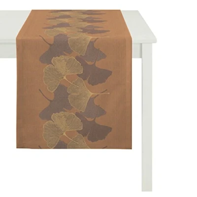 Afbeelding van Apelt loper, polyester, oker, 48 x 140 0,2 cm