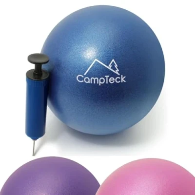 Afbeelding van CampTeck U6812 Yoga Pilates Bal Kunststof Anti Burst 23cm voor Oefening, Gym, Fitness, Core Training etc Met Handpomp Blauw