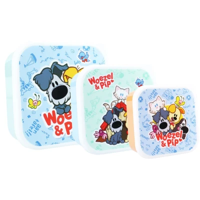 Afbeelding van Woezel En Pip Snackbox 3 In 1 Fresh Bites