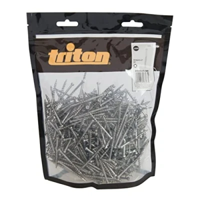 Afbeelding van Triton Roestvrijstalen Pocket Boring Schroeven met Cilinder Kop Grof SS Deck 8 x 2 inch 500 stuks