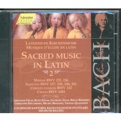 Afbeelding van Gächinger Kantorei, Bach Collegium Stuttgart, Helmuth Rilling J.S. Bach: Sacred Music In Latin 2 (Bwv235,236,237,238,240,241,242,1081) (CD)