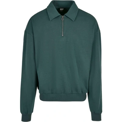 Afbeelding van Urban Classics Collar CREW Poloshirt, Heren, Maat: 5XL, Bottlegreen