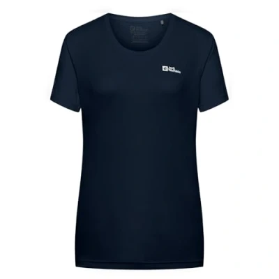 Afbeelding van Jack Wolfskin TECH Sport Tshirt, Dames, Maat: Large, Midnight sky