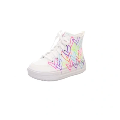Afbeelding van Skechers Hyperlift Veterschoen hoog wit Maat 30