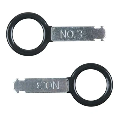 Afbeelding van KS Tools, Voertuig gereedschap, Ontgrendelingsgereedschap voor radio/navigatieapparatuur, VW, 2 stuks.