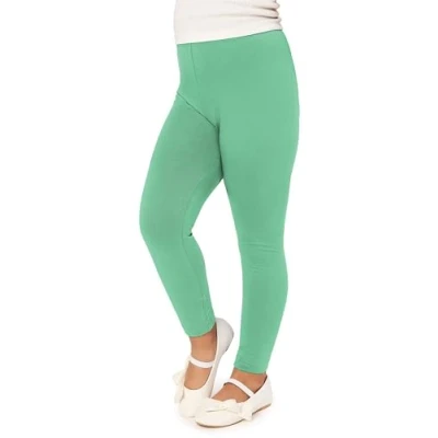 Afbeelding van Merry Style MS MS10 130 LE Meisjes Lang Leggings Sport Vrijetijdsbroek Viscose Sporbroek Yogabroek Munt 128
