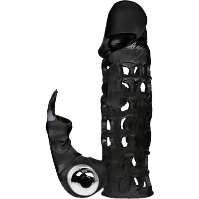Afbeelding van Crazy Bull Ultimate Vibrerende Penis Sleeve Met Clitoris Stimulator