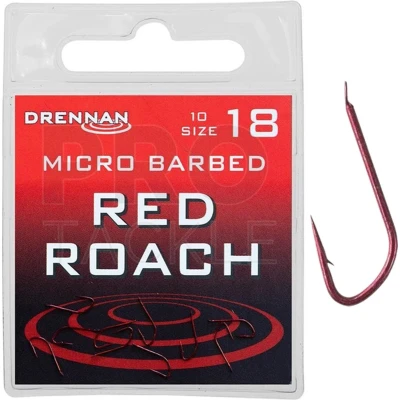 Afbeelding van Drennan Red Roach Spade Micro Barbed (10pcs) Maat : 20
