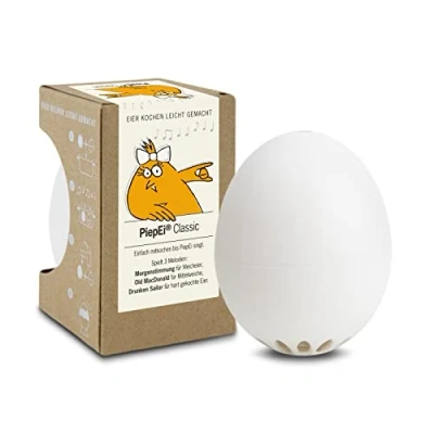 Afbeelding van Brainstream Egg Timer, Wit, 8,9x5,4x5,4