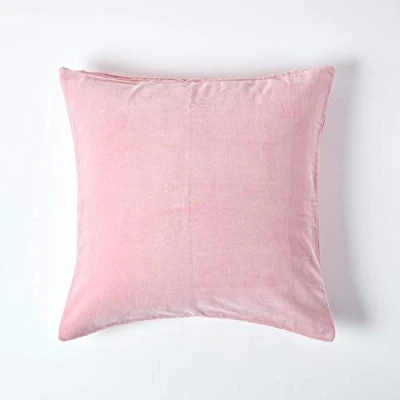 Afbeelding van Homescapes Roze Fluwelen Kussenhoes 40 x cm