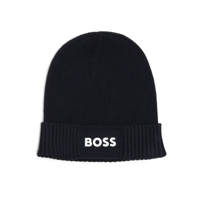 Afbeelding van BOSS Muts, Maat: One Size, Marine