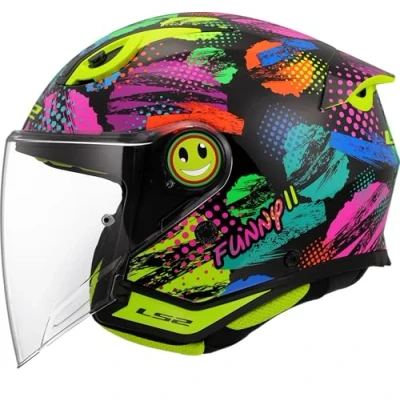 Afbeelding van LS2 Helm Funny II Joy OF622 zwart maat S
