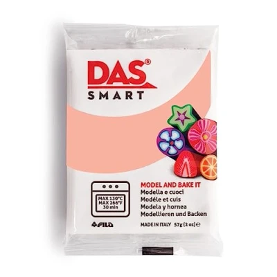 Afbeelding van DAS Smart Oven Bake Modelling 56g Klei, Vleesroze, Ideaal voor Kinderen en Hobbyisten