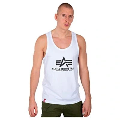 Afbeelding van Alpha Industries Basic TANK Top, Heren, Maat: Small, White