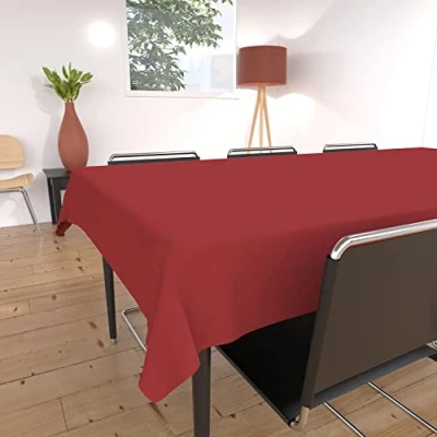 Afbeelding van Soleil d&#039;Ocre Sappe antitache rechthoek 140x240 cm Alix rouge