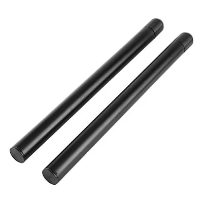 Afbeelding van 7/8&quot; 22 mm stuurbuizen Keenso 1 paar universele motorfietsstuurbuizen Clip on vervangingsaccessoire (zwart) Motorfiets stuur