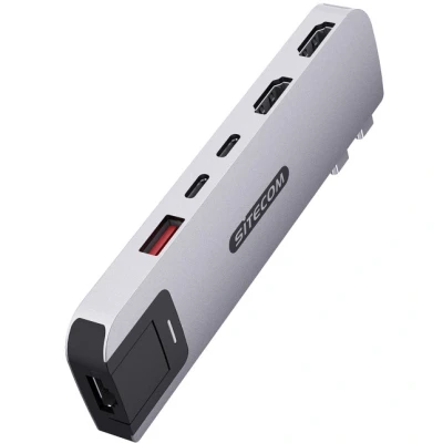 Afbeelding van Sitecom SiCo Macbook Pro MP hub 6 in 2 Silver