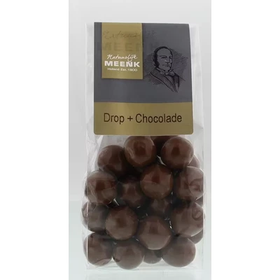 Afbeelding van Meenk Drop Chocolade, 150 gram
