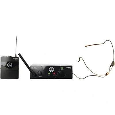 Afbeelding van AKG WMS40 Mini Sport Set ISM 1 Headset Draadloze microfoonset Zendmethode:Radiografisch