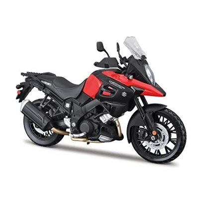 Afbeelding van Maisto M32711 Suzuki V Strom Motor 1:12 Schaal Ongelooflijk Gedetailleerd Gegoten Replica Collectible Motorfiets Model, Zwart, Klein