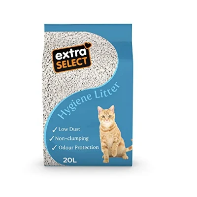 Afbeelding van Extra Select Premium Hygiëne Kattenbakvulling Calciumsilicaat, niet klonterend, geurbestrijding 20L