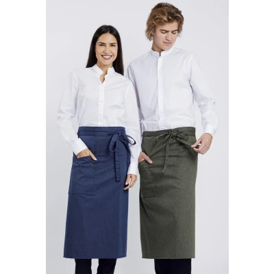 Afbeelding van CG Workwear Bistro Apron Macerata CGW1271 Grey Melange