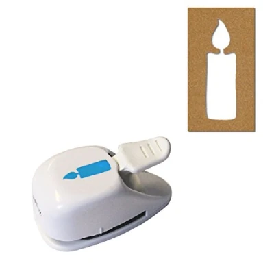Afbeelding van Artoz Papierpons, kaartenpons, 31 mm, stansperforator voor het knutselen van kaarten Kerstmis, uitnodigingen, bruiloft, doop, lieve groeten en nog veel meer