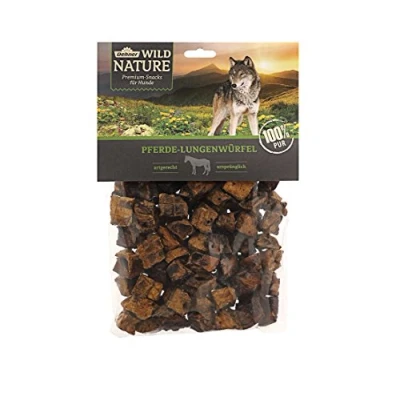 Afbeelding van Dehner Wild Nature Hondensnack, Paardenlongblokjes, Naturel, 200 g