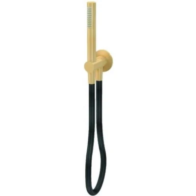 Afbeelding van Waterevolution Flow badgarnituur compleet met muuraansluiting volledig PVD light gold T1621.WG.E