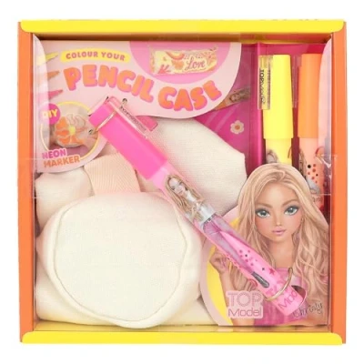 Afbeelding van Depesche TOPModel DIY Colour your pencil case etui