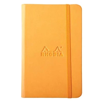 Afbeelding van Rhodia 118722C Book Rhodiarama, notitieboek met elastiek, 96 vellen blanco A6 oranje