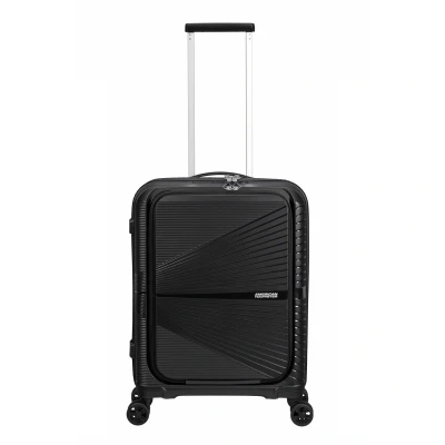 Afbeelding van American Tourister Airconic Spinner 55 Frontloader 15.6&#039;&#039; onyx black Harde Koffer