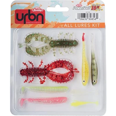 Afbeelding van Berkley URBN Kit All Lures Softbait (8pcs) Shad