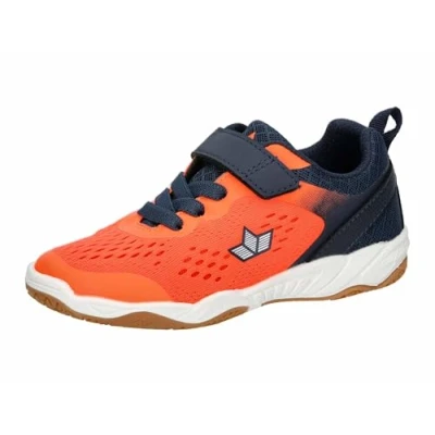 Afbeelding van LICO KEY VS Unisex Sneakers laag voor kinderen, Maat: 37, Orange/navy Textiel