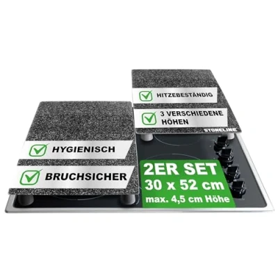 Afbeelding van STONELINE Kookplaatdeksel Het origineel 2 verwisselbare voetjes (set, delig)