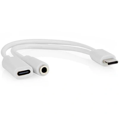 Afbeelding van USB C™ Adapter 2.0 Male Female / 3,5 mm Nedi