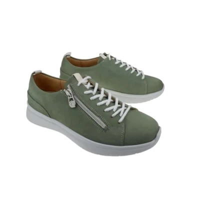 Afbeelding van Ganter Kira dames sneaker groen maat 40.5 (EU) 7 (UK)